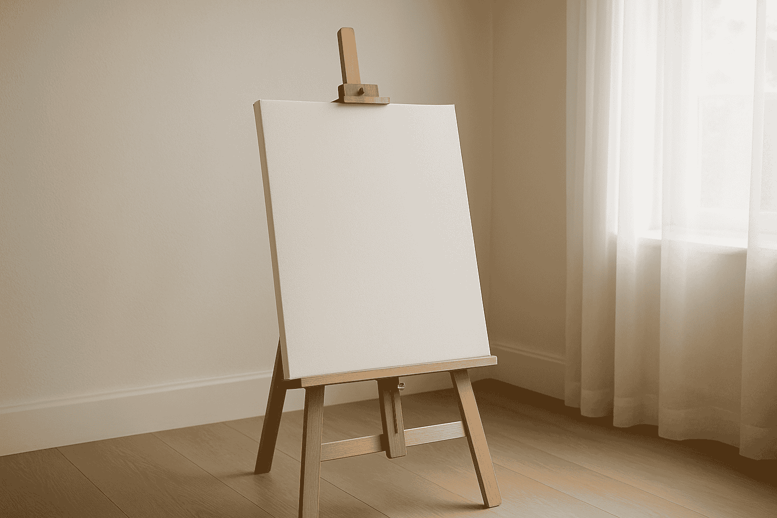 Platzhalter: leere Leinwand für eigenes Motiv