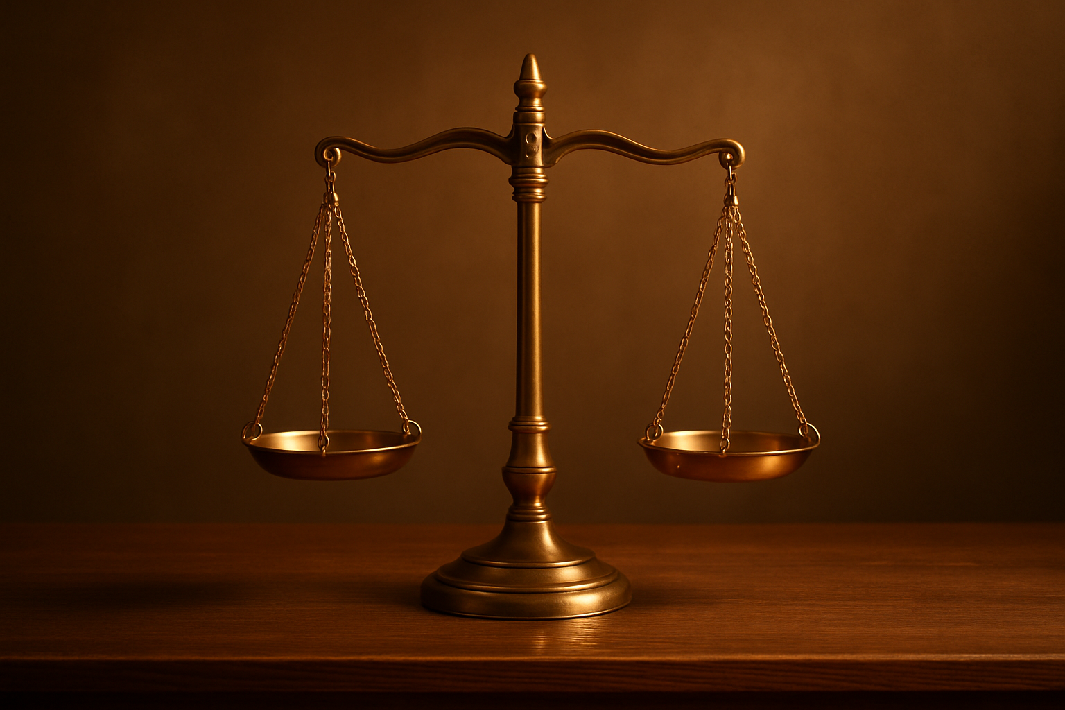 Platzhalter: alte Waage in ruhiger Balance